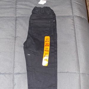 Size 2T toddler black jeans